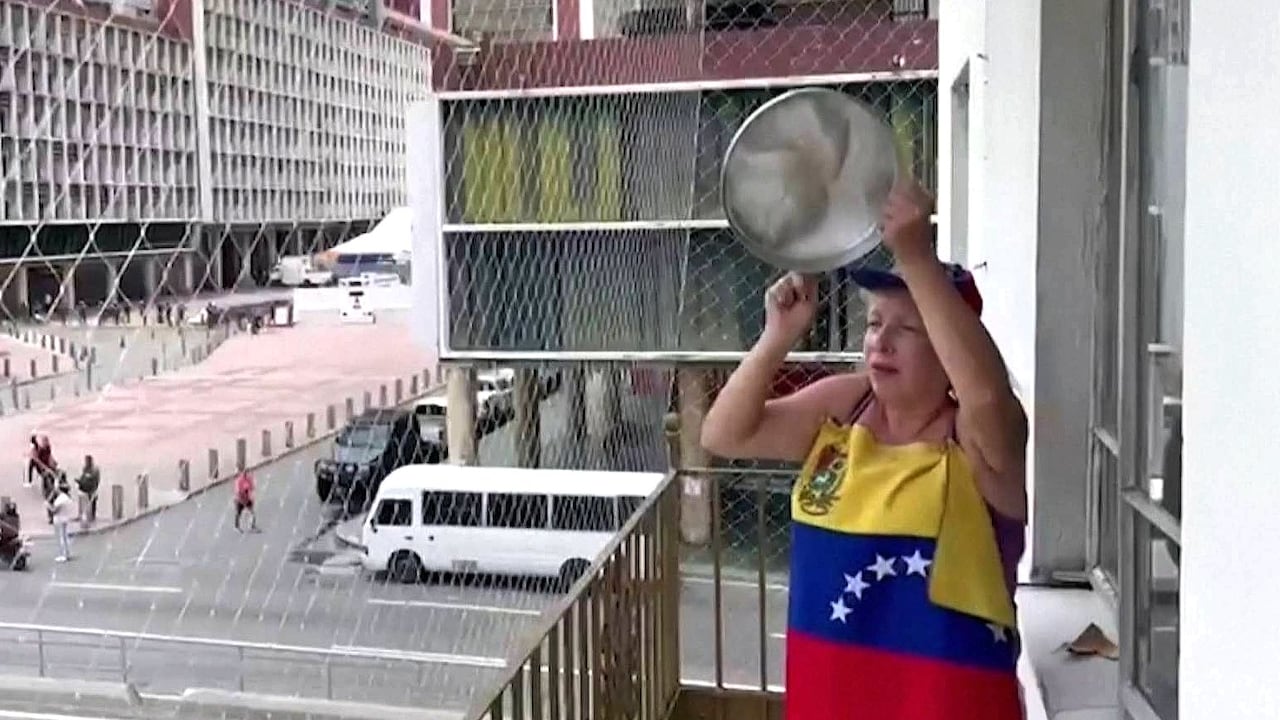 Bekijk ook: Potten- en pannenprotest tegen verkiezingsuitslag Venezuela