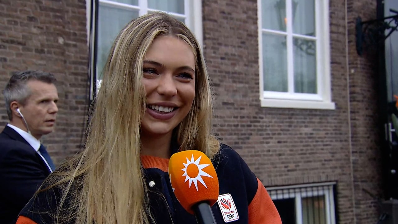 Jutta Leerdam baalt van beschadigde olympische medailles: 'Dat is wel een beetje jammer'