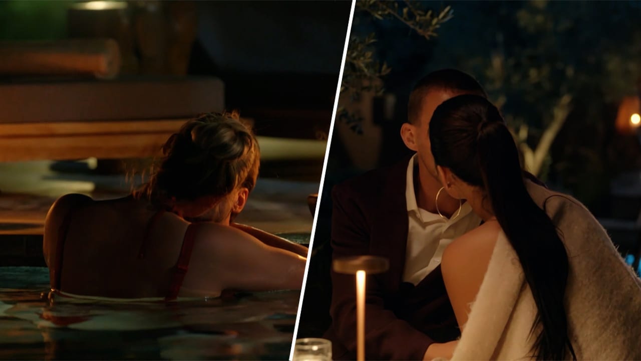 Beate en Diva zoenen er lustig op los in eerste beelden De Bachelorette