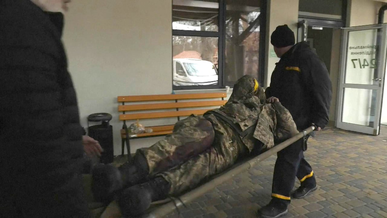 Bekijk ook: ziekenhuis in Kiev overvol met soldaten