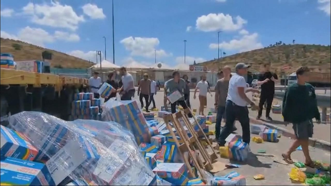 Bekijk ook: Israëlische demonstranten blokkeren hulpkonvooi