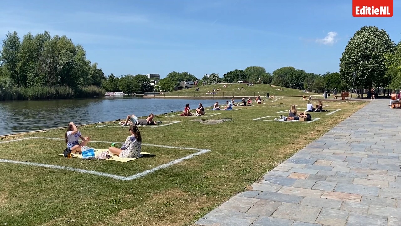 1,5 meter in het park met speciale zitvakken