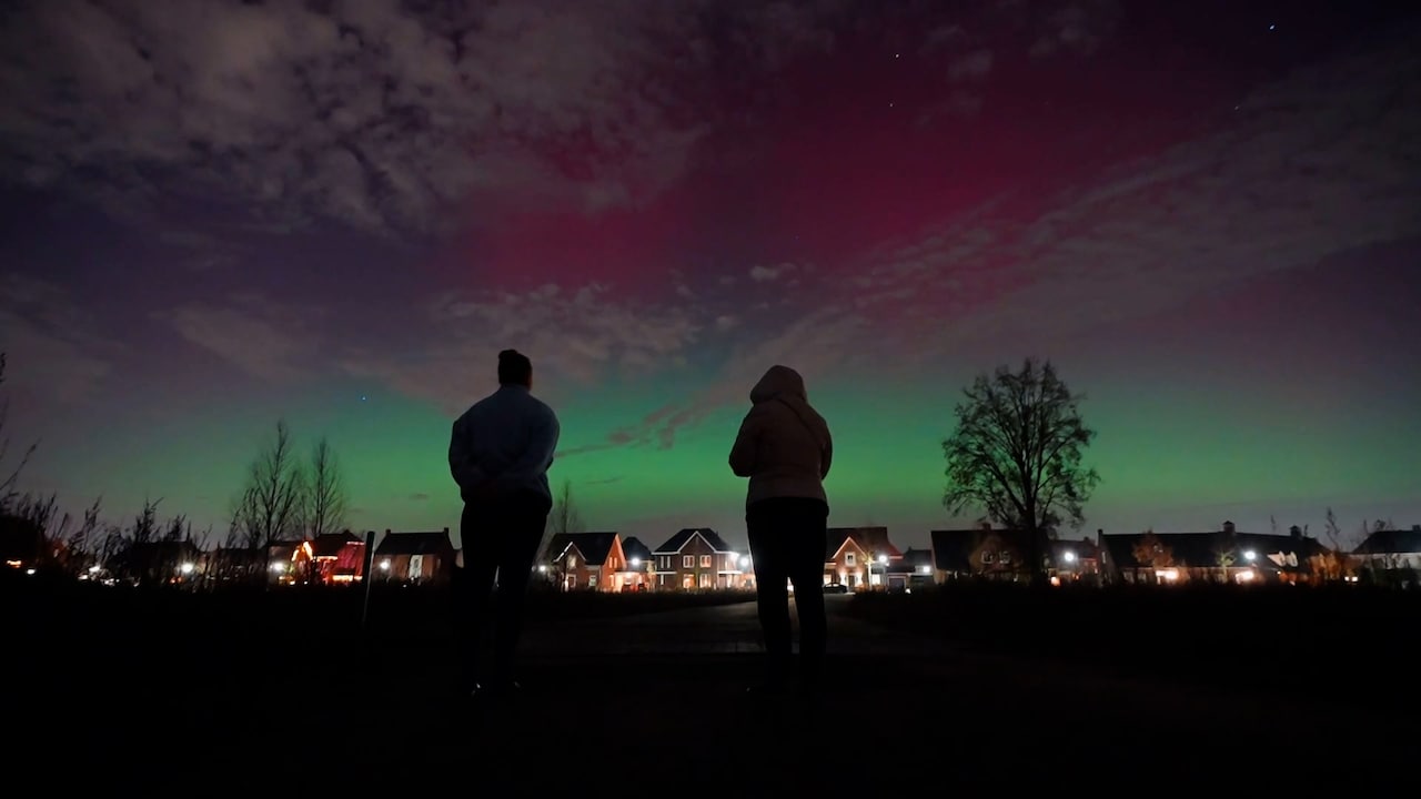 Kijk hier: het noorderlicht was zelden zo goed te zien boven ons land