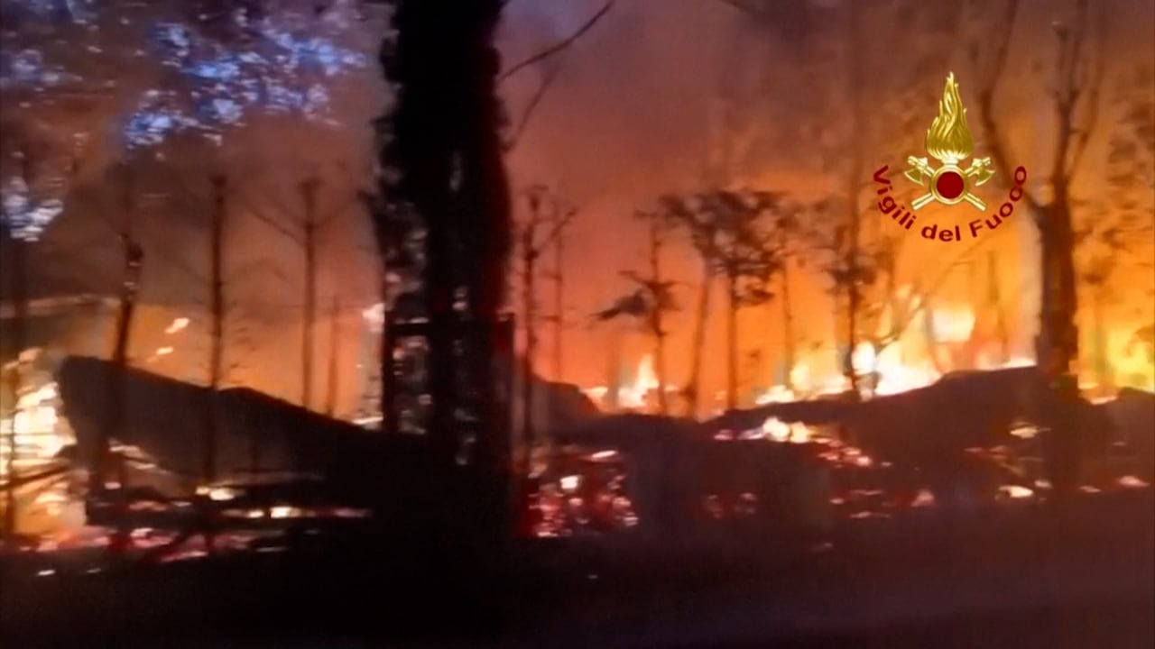 Tientallen gewonden bij grote brand op camping met veel Nederlanders aan Gardameer