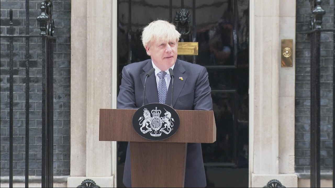 Boris Johnson over vertrek: 'Triest dat ik de mooiste baan ter wereld moet opgeven'