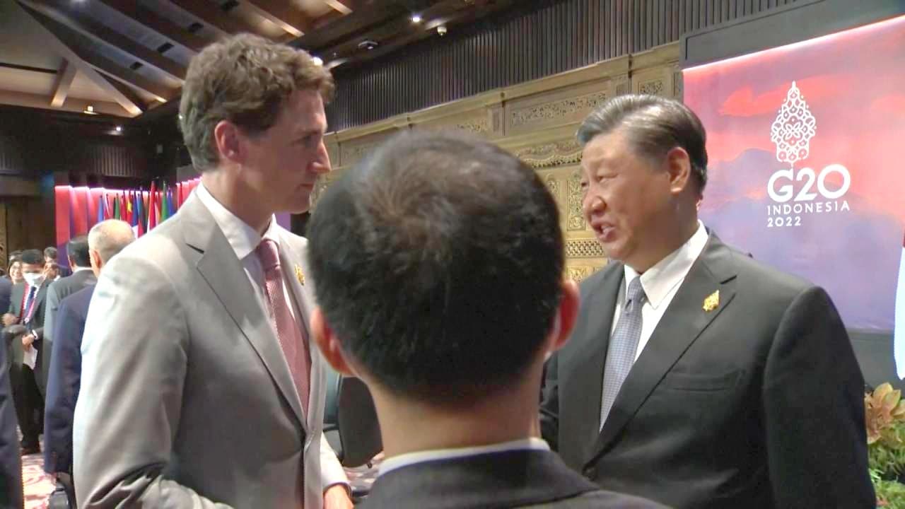 Trudeau treft pissige Chinese president: 'Je hebt alles naar de pers gelekt'