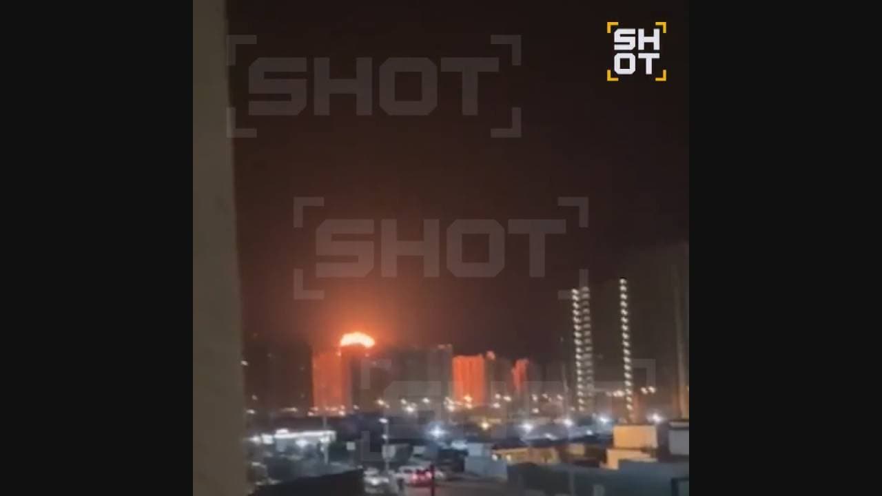 Beelden tonen grote Oekraïense droneaanval op Rusland