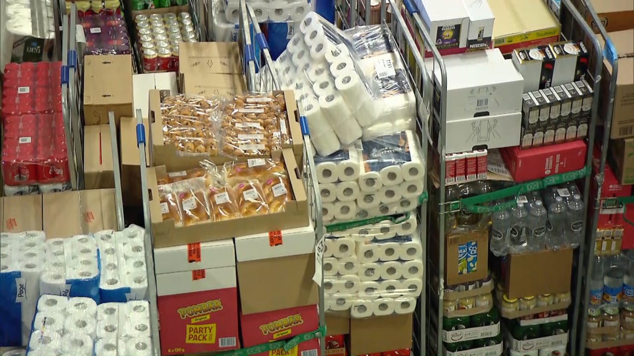Distributiecentra supermarkten nog lang niet leeg