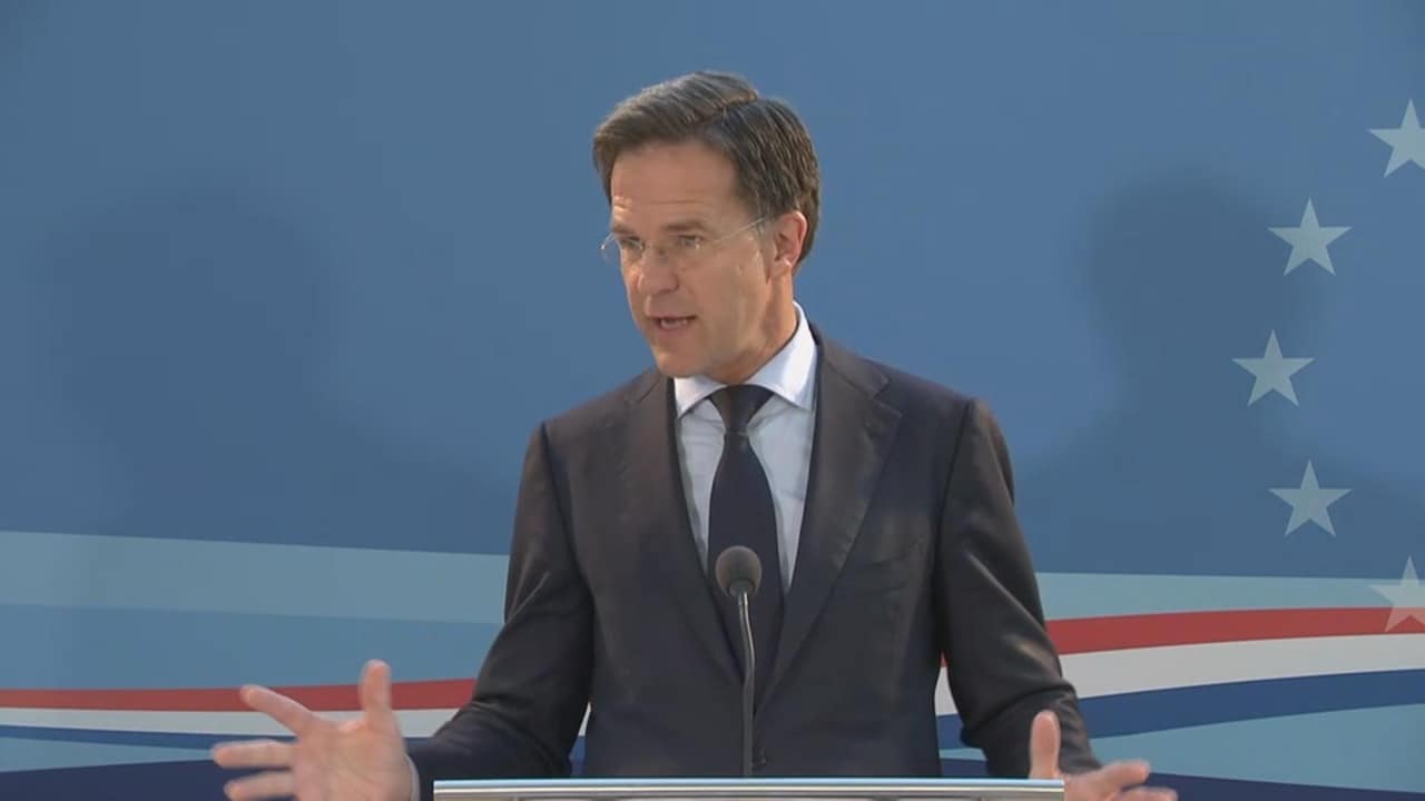 Kijk hier de persconferentie met Mark Rutte terug: 'Het is een goed pakket'