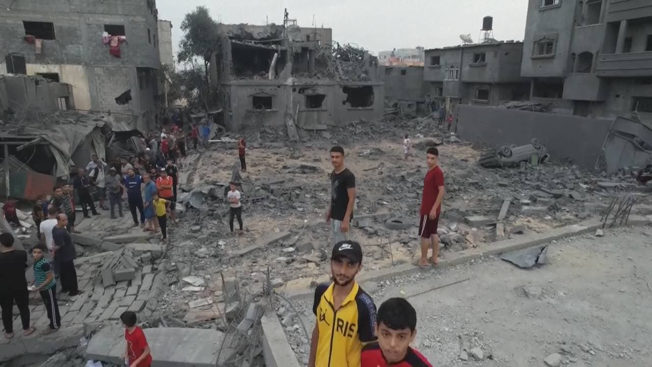 Bekijk ook: Dronebeelden tonen ravage in Gaza