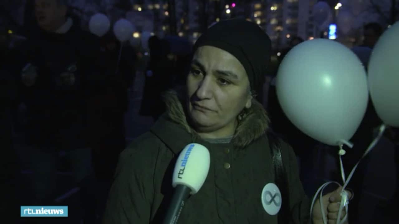 De nabestaanden van Hümeyra liepen eerder een stille tocht: