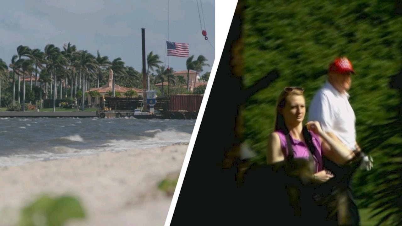 Het nieuwe leven van Trump: wonen in een super-de-luxe resort en golfen