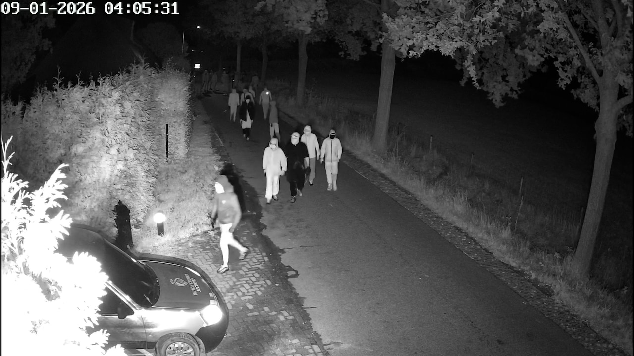 Nieuwe beelden schietpartij Overasselt: man schiet in de lucht, richting bewakingscamera