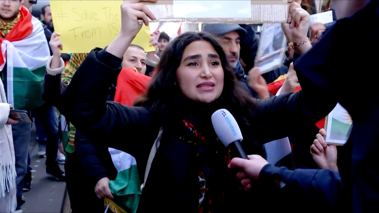 Koerden protesteren in Den Haag om situatie Syrië: 'We zijn nergens veilig'