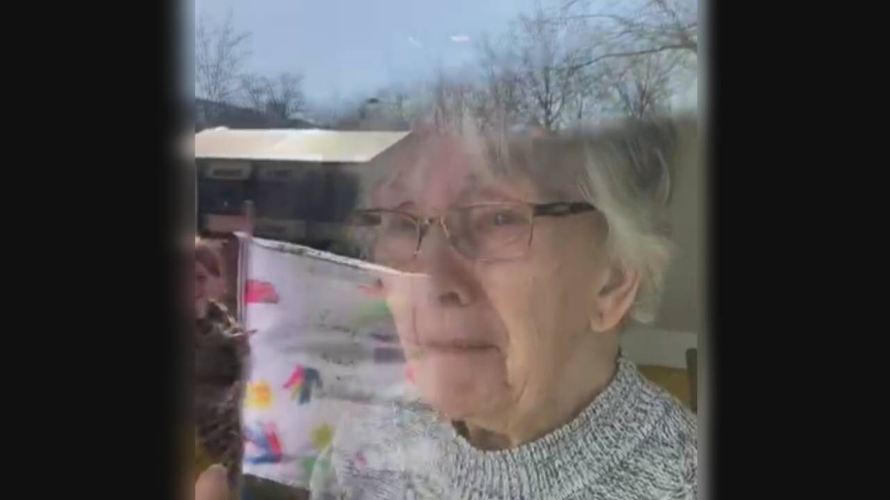 De kinderen kwamen zelf met het idee voor een spandoek