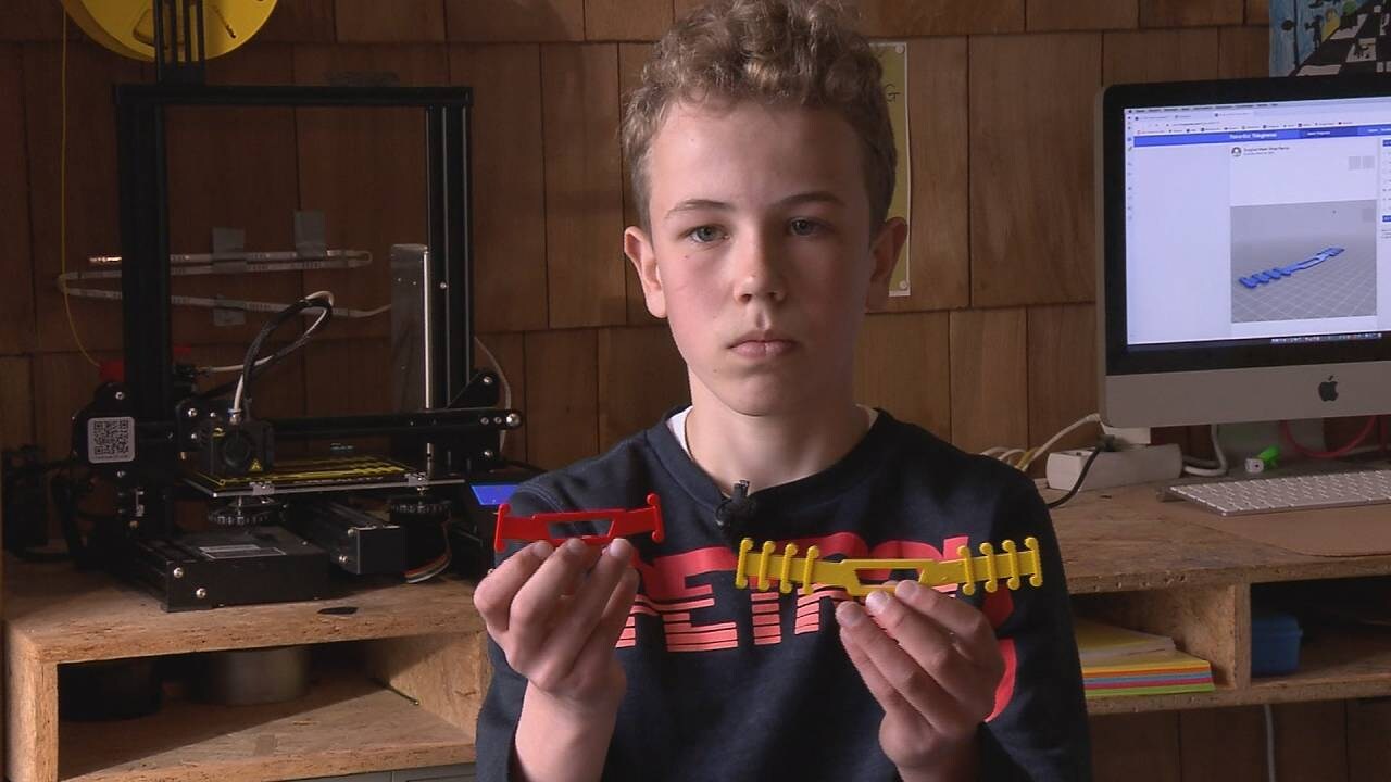 Tom helpt ziekenhuis met slimmigheidje voor mondkapjes