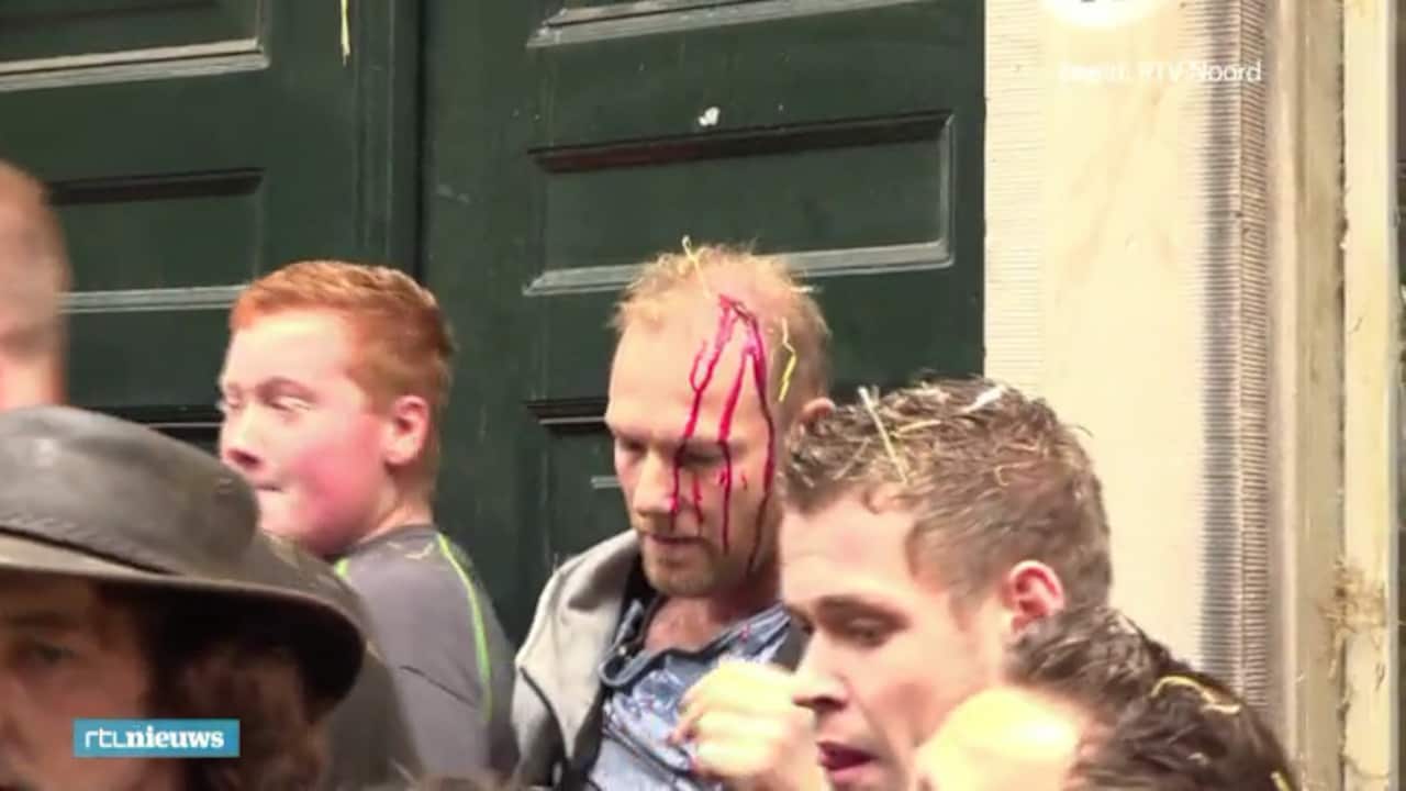 Boerenprotest Groningen: deur geramd, provinciehuis bestormd