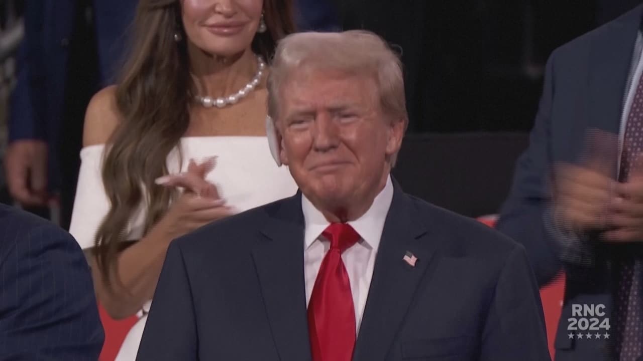 Republikeinen door het dolle heen, Trump laat zich zien op partijcongres