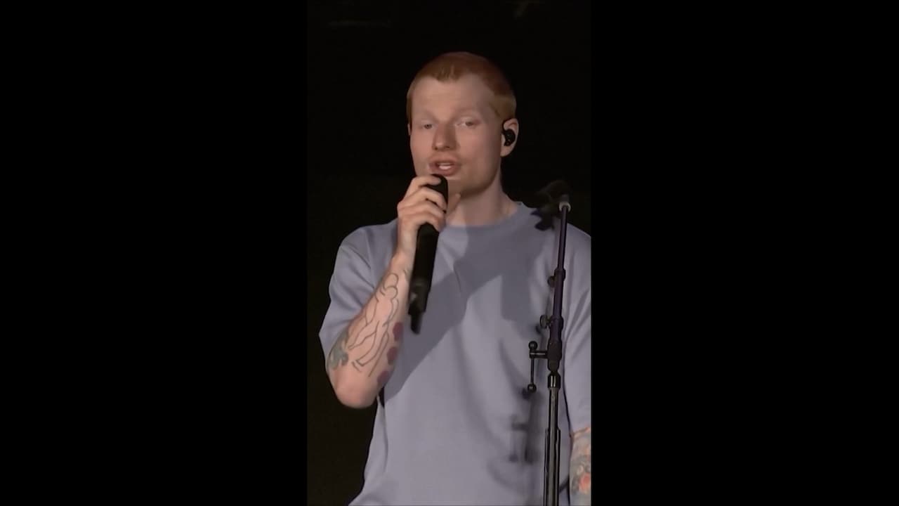 Ed Sheeran zegt 'sorry' en noemt situatie in Gaza 'onverdedigbaar'