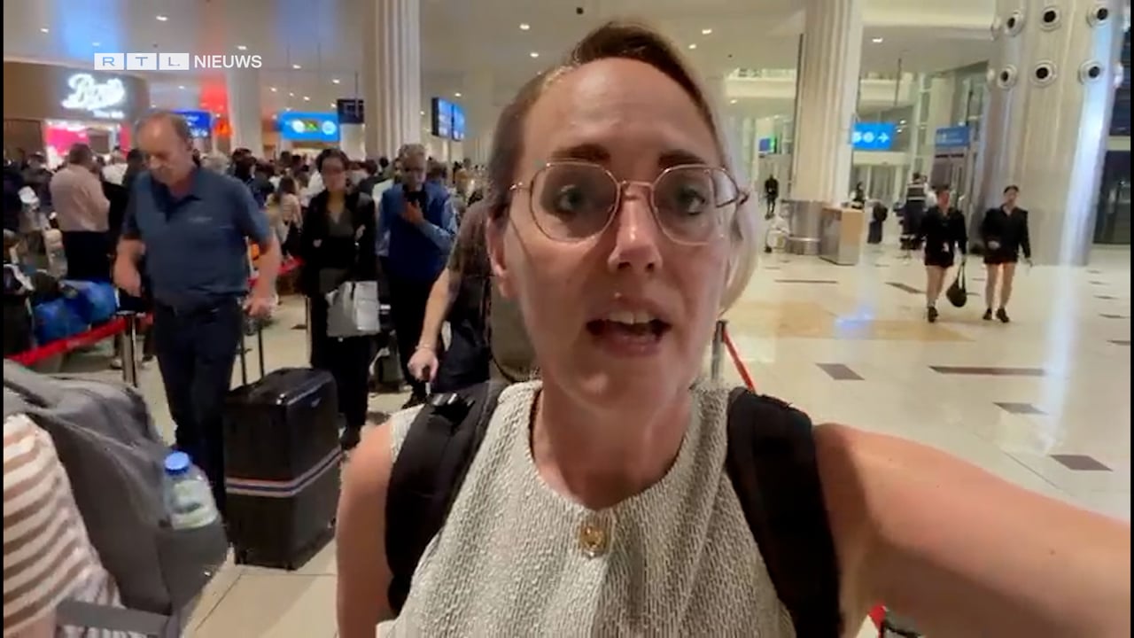 Rosanne en haar gezin zitten vast in Dubai: 'Opeens werden alle vluchten gecanceld'