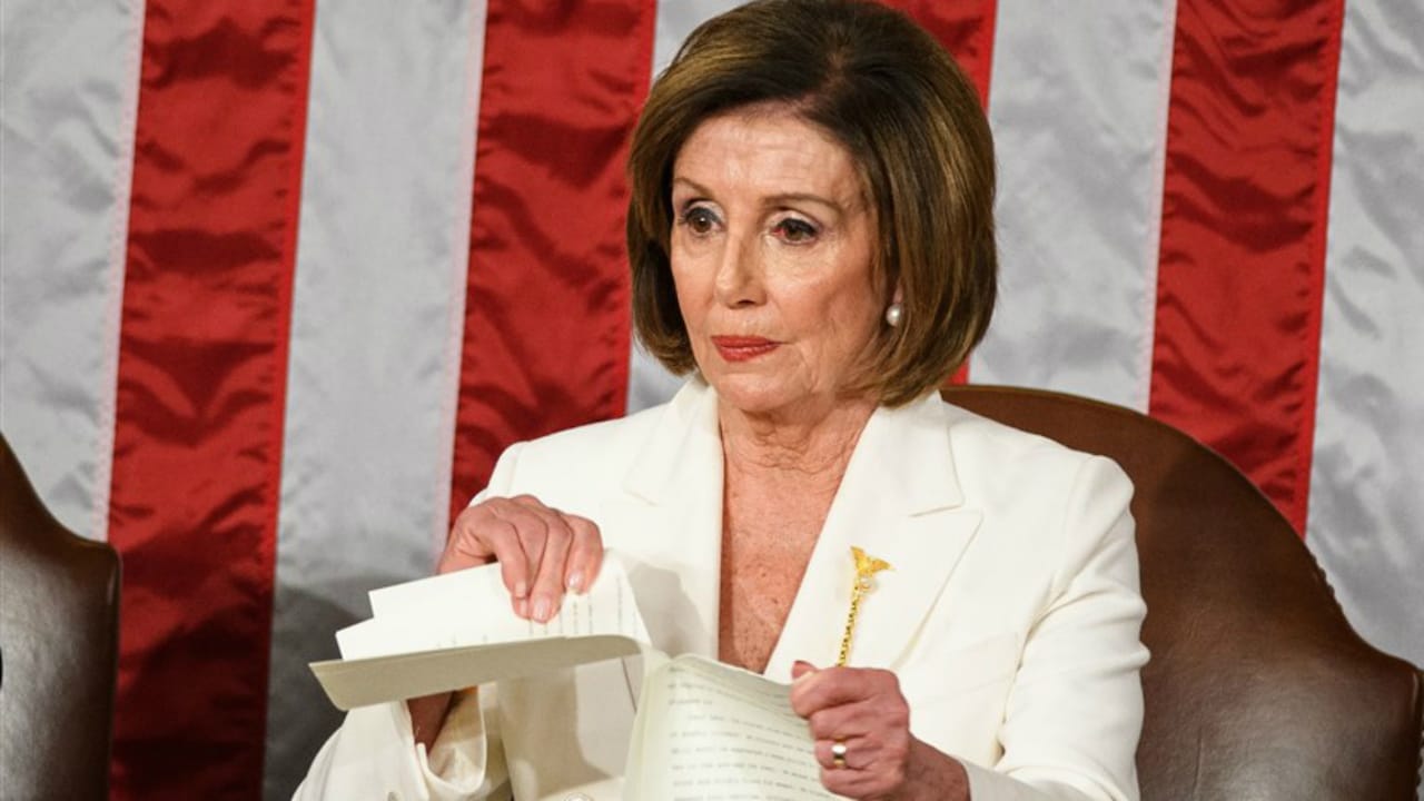 Bekijk ook: Pelosi verscheurt een speech