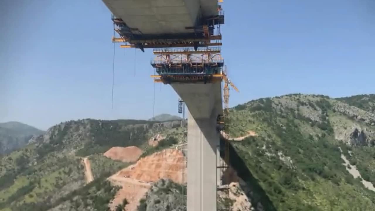 China timmert aan de (snel)weg in Montenegro