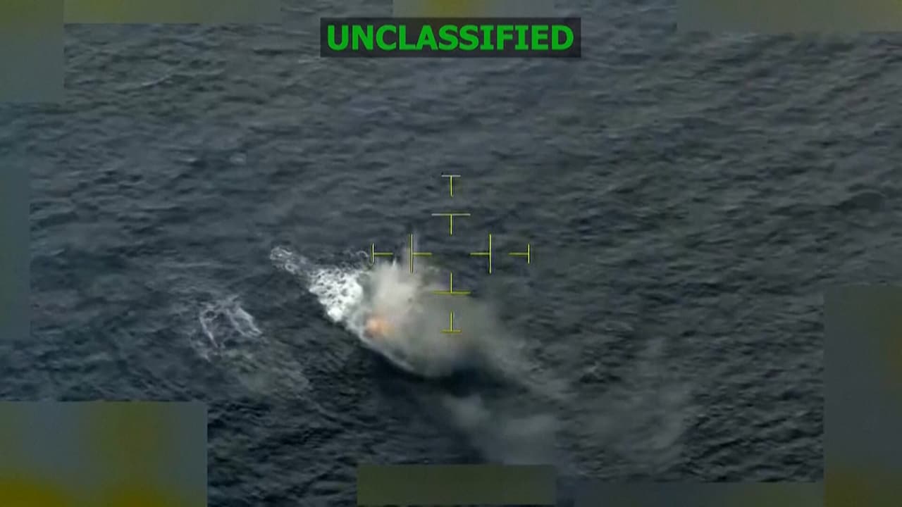 De VS valt opnieuw een vermeende drugsboot aan