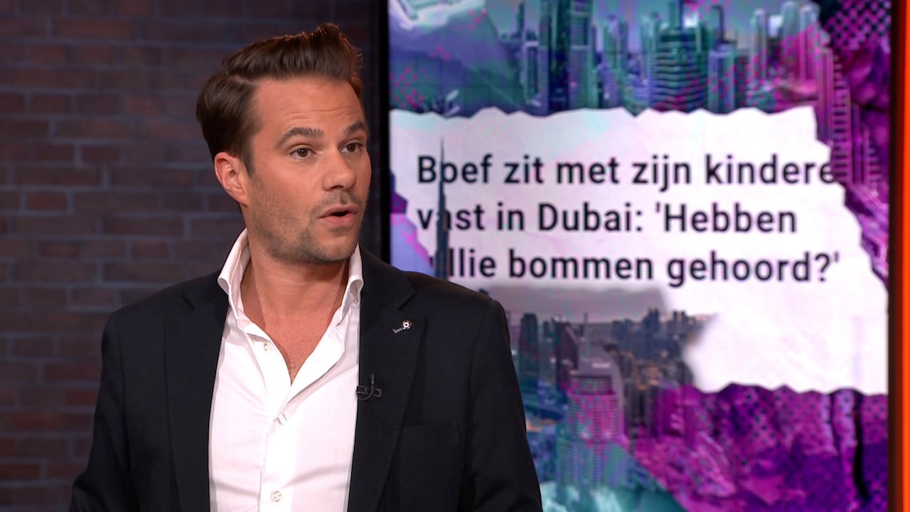 Rapper Boef vlucht met gezin naar Oman na raketaanvallen in Dubai: 'Kids zijn heel erg geschrokken'
