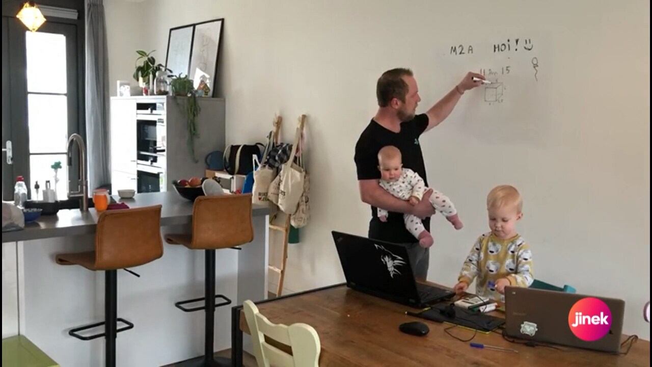 Online lesgeven met een baby-tweeling én een peuter doe je zo!