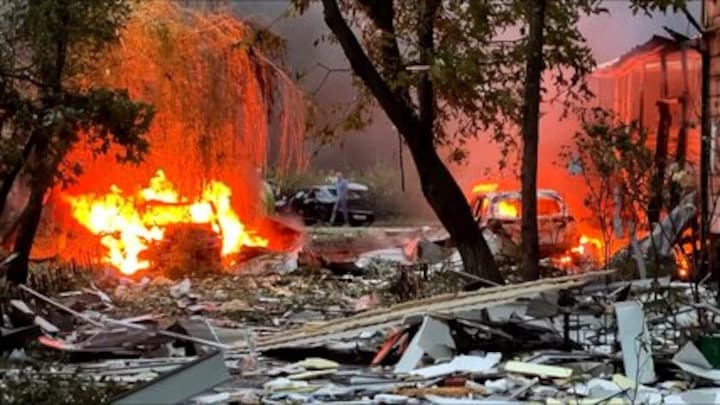 Kyiv getroffen door regen van raketten en drones