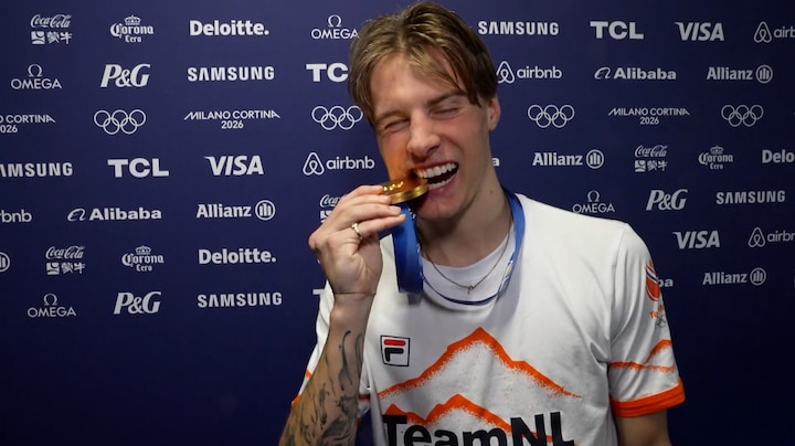 Jens van 't Wout euforisch met gouden plak: 'Besef het nog steeds niet'