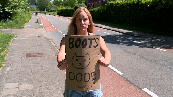 'Kat Boots dood, door jou?' Roos in actie tegen snelheidsduivels in Groningen