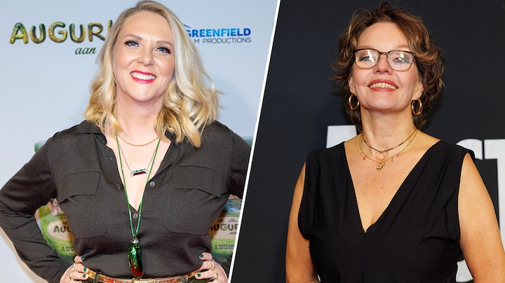 Jelka van Houten en Sanne Wallis de Vries slaan handen in een tijdens theatershow: 'Gewoon een cadeautje'
