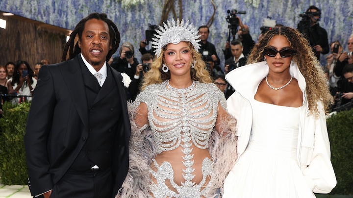 Beyoncé maakt comeback op Met Gala naast dochter Blue Ivy: 'Zo trots'
