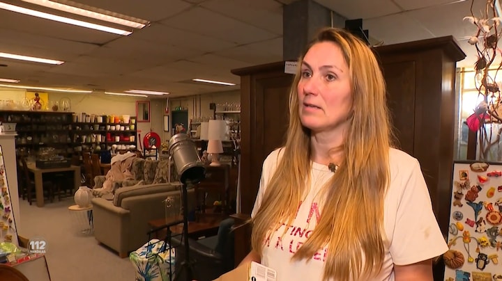 In 112 Vandaag: kringloopwinkel in Schijndel overhoop gehaald door inbreker