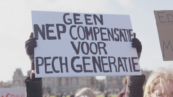 Studenten demonstreren voor betere compensatie leenstelsel: 'Het is niet eerlijk'