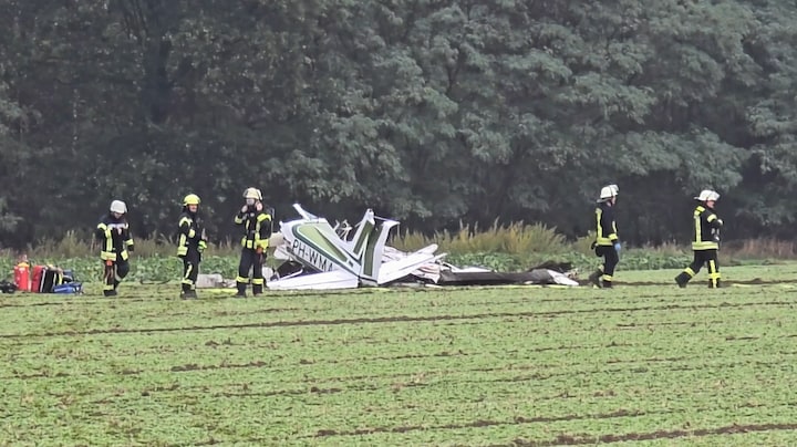 In beeld: vliegtuigje uit Hilversum crasht in Duitsland