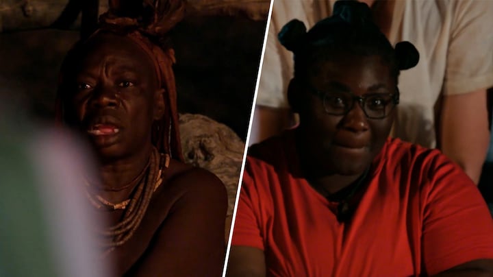 Himba-stam confronteert Plamedi Ngonda met gedrag in Ticket to the Tribes: 'Jonge vrouw die meeste mannen niet willen'