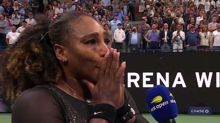 Serena Williams neemt afscheid, maar 'heeft er geen vrede mee'