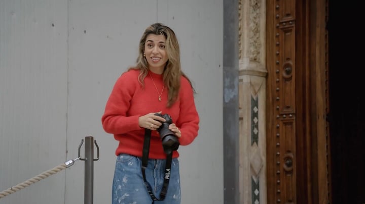 Hila Noorzai lapt Italiaanse regels aan haar laars voor architectuurshoot
