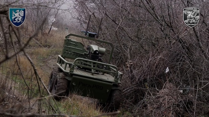 Oekraïne zet gronddrones in om mensenlevens te sparen aan het front