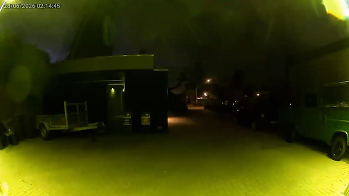 Omvallen molen tijdens noodweer vastgelegd op camera