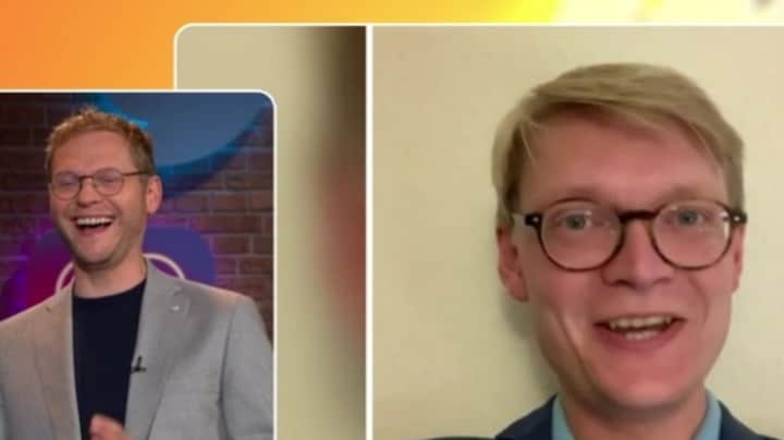 Luuk Ikink staat oog in oog met dubbelganger: 'Fantastisch!'