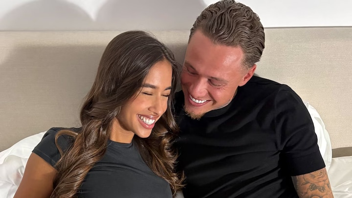 Influencers Naomi en Jay delen gender reveal van hun baby: 'Ik ben zo zenuwachtig'