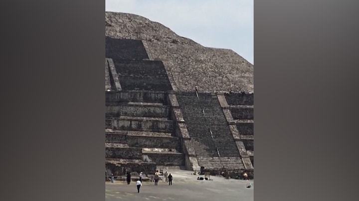 Man schiet op toeristen bij piramides Mexico: dode en gewonden