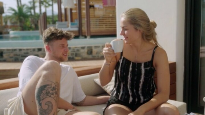 Nu al eerste scheurtjes zichtbaar in relatie van Caroline en Joep uit MAFS