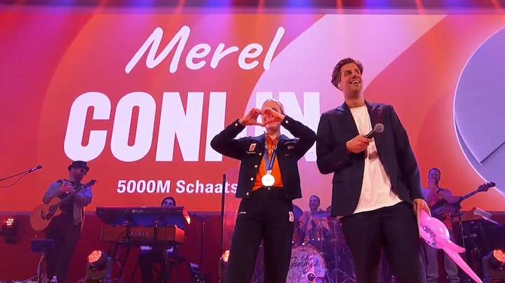 Zilveren Merel Conijn toegezongen in TeamNL Huis