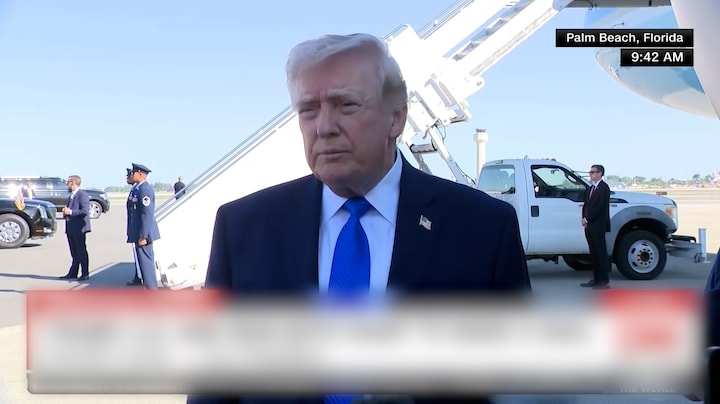 Trump over 'productieve gesprekken' met Iran: 'We komen vandaag samen' 
