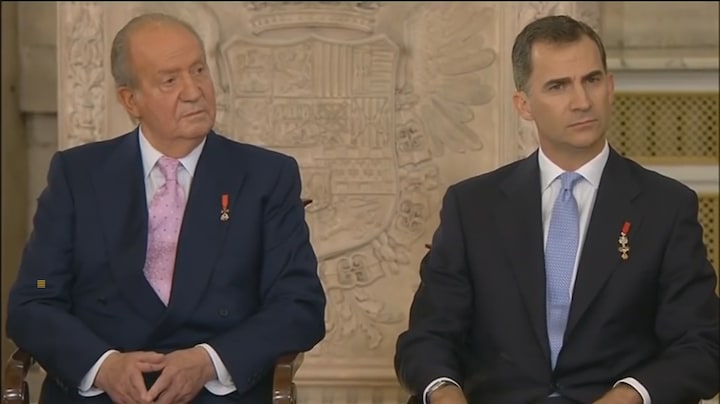 Breekt de Spaanse koning Felipe met zijn vader?