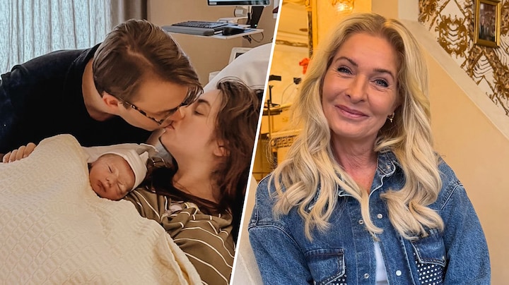 Mariska Bauer keek trots naar zoon Jan tijdens geboorte van 